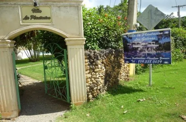 Villa La Plantacion Las Galeras entrance